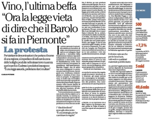 Articolo Petrini su La Repubblica